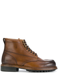 Мужские коричневые кожаные ботинки от Tom Ford
