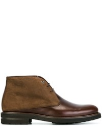 Мужские коричневые кожаные ботинки от WANT Les Essentiels