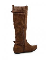 Коричневые кожаные ботфорты от Call it SPRING