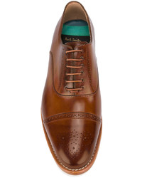 Женские коричневые кожаные броги от Paul Smith