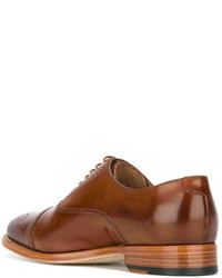 Женские коричневые кожаные броги от Paul Smith