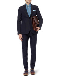 Коричневые кожаные броги от Mark McNairy