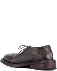 Коричневые кожаные броги от Marsèll