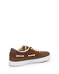 Мужские коричневые кожаные кеды от Anta