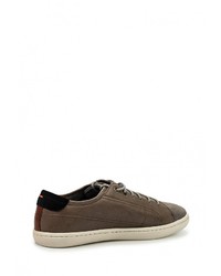 Мужские коричневые кожаные кеды от Boss Orange