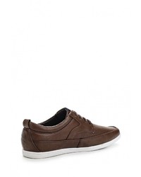 Мужские коричневые кожаные кеды от Elong