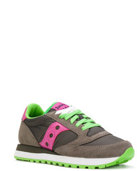 Женские коричневые кожаные кеды от Saucony