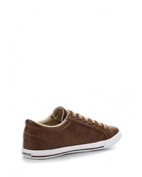 Женские коричневые кожаные кеды от KangaROOS