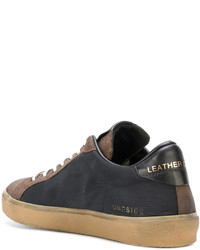 Мужские коричневые кожаные кеды от Leather Crown