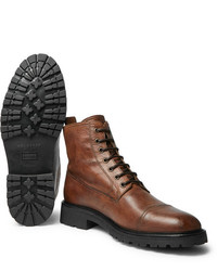 Мужские коричневые кожаные классические ботинки от Belstaff