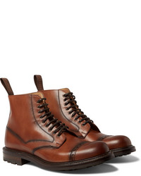 Мужские коричневые кожаные классические ботинки от Cheaney