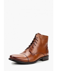 Мужские коричневые кожаные классические ботинки от Domeno