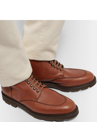 Мужские коричневые кожаные классические ботинки от John Lobb