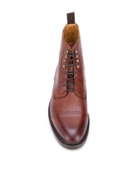 Мужские коричневые кожаные классические ботинки от Berwick Shoes