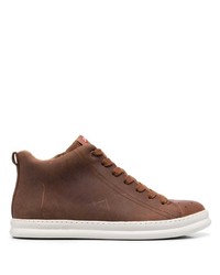 Мужские коричневые кожаные кроссовки от Camper