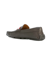 Мужские коричневые кожаные лоферы от Bally