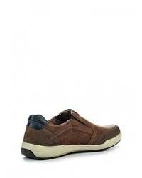 Мужские коричневые кожаные лоферы от Salamander