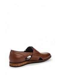 Мужские коричневые кожаные лоферы от Salamander