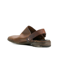 Мужские коричневые кожаные лоферы от Premiata