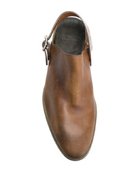 Мужские коричневые кожаные лоферы от Premiata