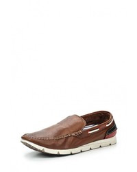 Мужские коричневые кожаные мокасины от Dali