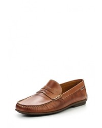 Мужские коричневые кожаные мокасины от Storm