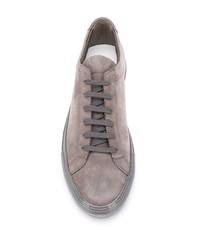 Мужские коричневые кожаные низкие кеды от Common Projects