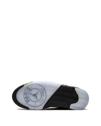 Мужские коричневые кожаные низкие кеды от Jordan