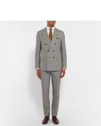 Коричневые кожаные оксфорды от Santoni