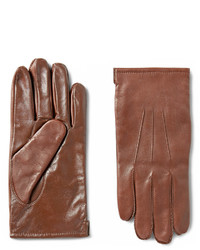 Мужские коричневые кожаные перчатки от J.Crew