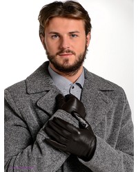 Мужские коричневые кожаные перчатки от Labbra