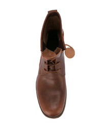 Мужские коричневые кожаные повседневные ботинки от C Diem