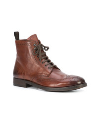 Мужские коричневые кожаные повседневные ботинки от To Boot New York