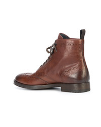 Мужские коричневые кожаные повседневные ботинки от To Boot New York