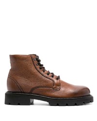 Мужские коричневые кожаные повседневные ботинки от Casadei