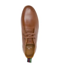 Мужские коричневые кожаные повседневные ботинки от PS Paul Smith