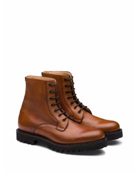 Мужские коричневые кожаные повседневные ботинки от Church's