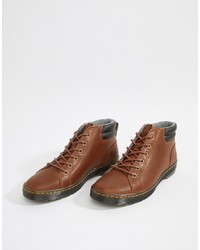 Мужские коричневые кожаные повседневные ботинки от Dr. Martens