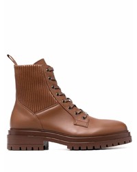 Мужские коричневые кожаные повседневные ботинки от Gianvito Rossi