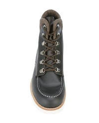 Мужские коричневые кожаные повседневные ботинки от Rossignol