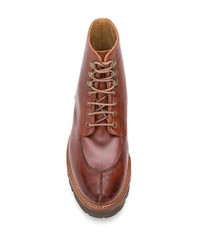 Мужские коричневые кожаные повседневные ботинки от Grenson