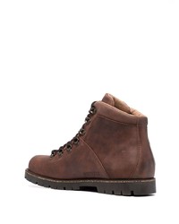 Мужские коричневые кожаные повседневные ботинки от Birkenstock