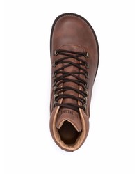 Мужские коричневые кожаные повседневные ботинки от Birkenstock