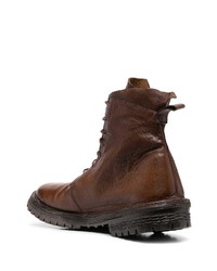 Мужские коричневые кожаные повседневные ботинки от Moma