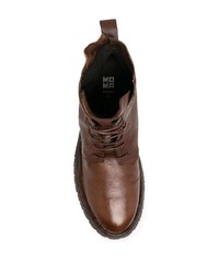 Мужские коричневые кожаные повседневные ботинки от Moma