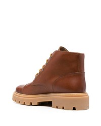 Мужские коричневые кожаные повседневные ботинки от Tod's