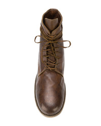 Мужские коричневые кожаные повседневные ботинки от Guidi
