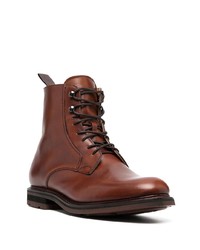 Мужские коричневые кожаные повседневные ботинки от Church's