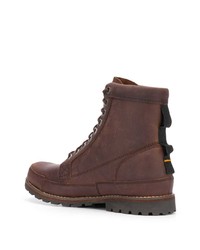 Мужские коричневые кожаные повседневные ботинки от Timberland