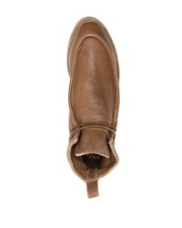 Мужские коричневые кожаные повседневные ботинки от Guidi